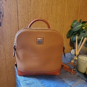 Designer Backpack Bag Brown